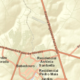 Bebedouro Street Map