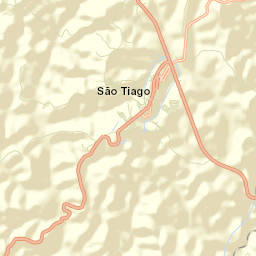 São Tiago Street Map