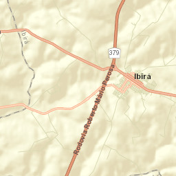 Ibirá Street Map