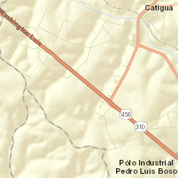 Catiguá Street Map