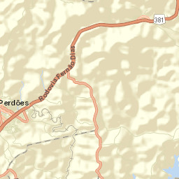 Perdões Street Map