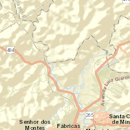 Santa Cruz de Minas Street Map