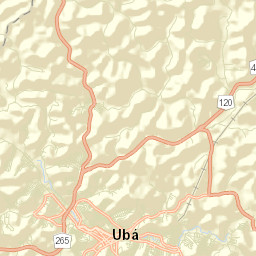 Ubá Street Map
