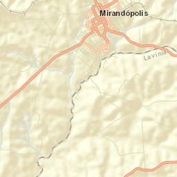 Mirandopólis Street Map