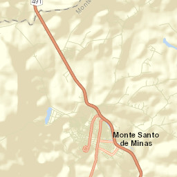 Monte Santo de Minas Street Map