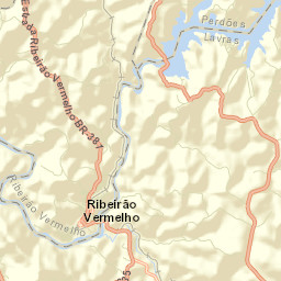 Ribeirão Vermelho Street Map