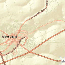 Jaboticabal Street Map