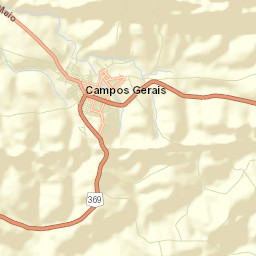 Campos Gerais Street Map