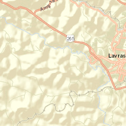 Lavras Street Map
