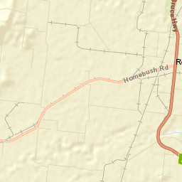 Bakers Creek Street Map
