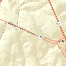 Cravinhos Street Map