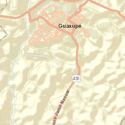 Guaxupé Street Map