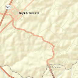 Tupi Paulista Street Map