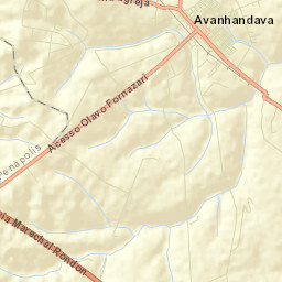 Avanhandava Street Map