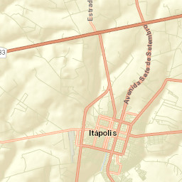 Itápolis Street Map