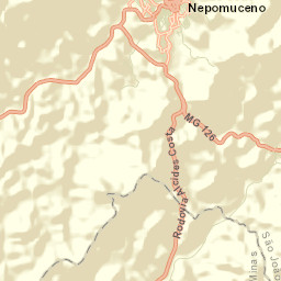 São João Nepomuceno Street Map
