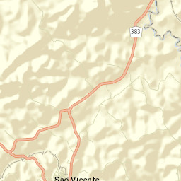 São Vicente de Minas Street Map