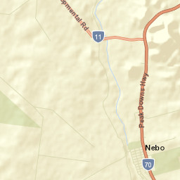 Nebo Street Map