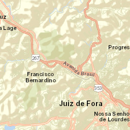 Juiz de Fora Street Map