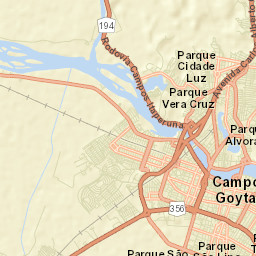 Campos dos Goytacazes Street Map
