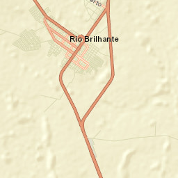 Rio Brilhante Street Map