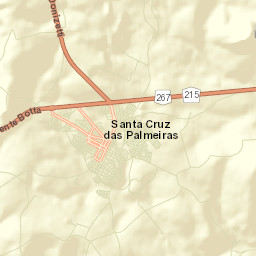 Santa Cruz das Palmeiras Street Map