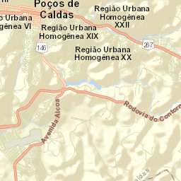 Poços de Caldas Street Map
