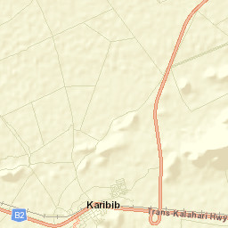 Karibib Street Map