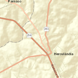Herculândia Street Map