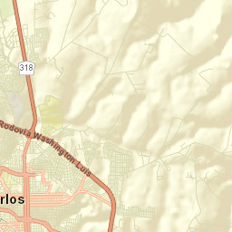 São Carlos Street Map
