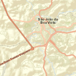 São João da Boa Vista Street Map