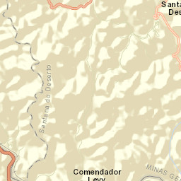 Santana do Deserto Street Map