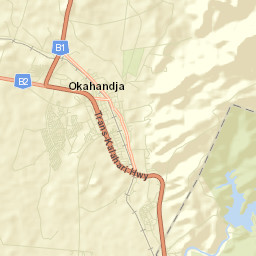 Okahandja Street Map
