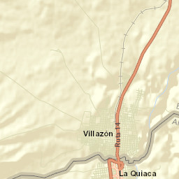 Villazón Street Map