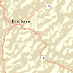 Duas Barras Street Map