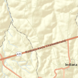 Indiana Street Map
