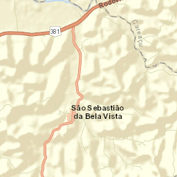São Sebastião da Bela Vista Street Map