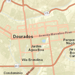 Dourados Street Map