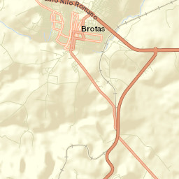 Brotas Street Map