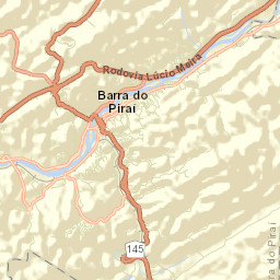 Barra do Piraí Street Map