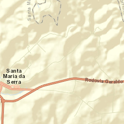 Santa Maria da Serra Street Map