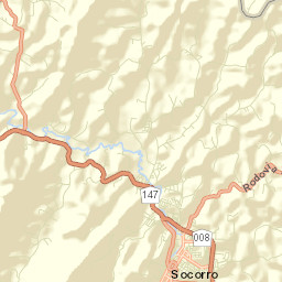 Socorro Street Map