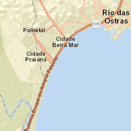 Rio das Ostras Street Map