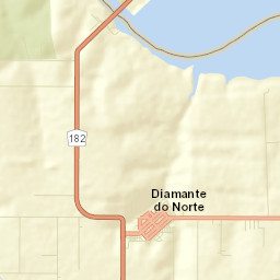 Diamante do Norte Street Map