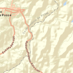 Santo Antônio de Posse Street Map