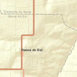 Itaúna do Sul Street Map