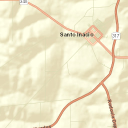 Santo Inácio Street Map