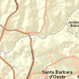Santa Bárbara d'Oeste Street Map