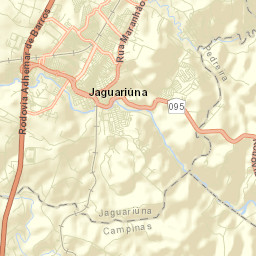 Jaguariúna Street Map
