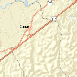 Canas Street Map